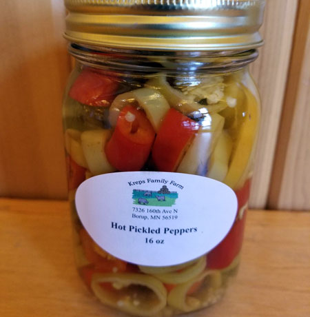 Hot Pickled Peppers